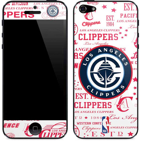 NBA Los Angeles Clippers Blast Logos iPhone 5/5s/5SE Skin