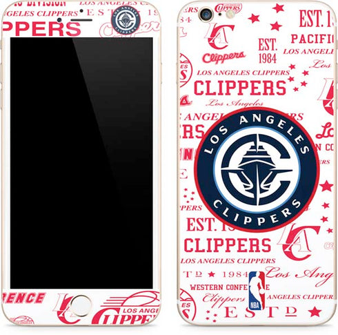 NBA Los Angeles Clippers Blast Logos iPhone 6/6s Plus Skin