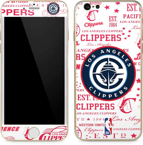 NBA Los Angeles Clippers Blast Logos iPhone 6/6s Skin