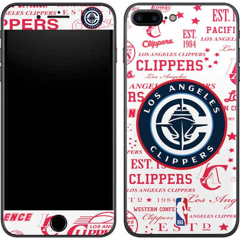 NBA Los Angeles Clippers Blast Logos iPhone 7 Plus Skin