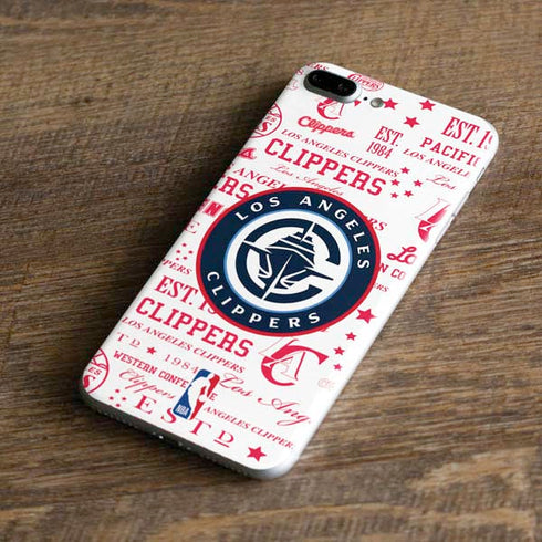 NBA Los Angeles Clippers Blast Logos iPhone 7 Plus Skin