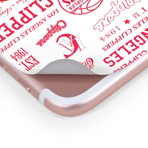 NBA Los Angeles Clippers Blast Logos iPhone 8 Plus Skin