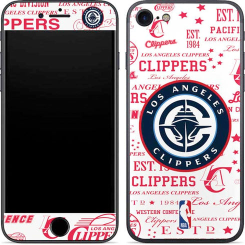 NBA Los Angeles Clippers Blast Logos iPhone SE (2nd & 3rd Gen) Skin
