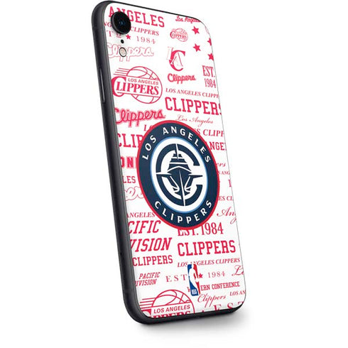 NBA Los Angeles Clippers Blast Logos iPhone XR Skin