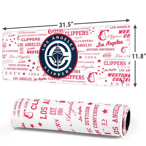 NBA Los Angeles Clippers Blast Logos Gaming Mouse Pad
