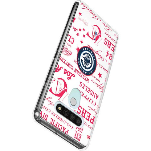 NBA Los Angeles Clippers Blast Logos LG Stylo 6 Clear Case