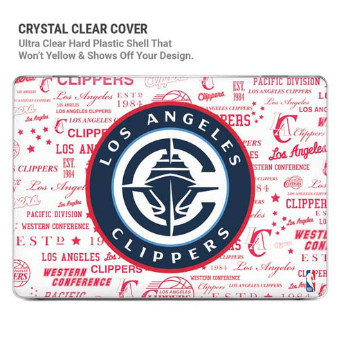 NBA Los Angeles Clippers Blast Logos MacBook Pro 14in (2021-24) Case plus Skin