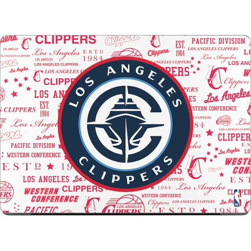 NBA Los Angeles Clippers Blast Logos MacBook Pro 14in (2021-24) Skin