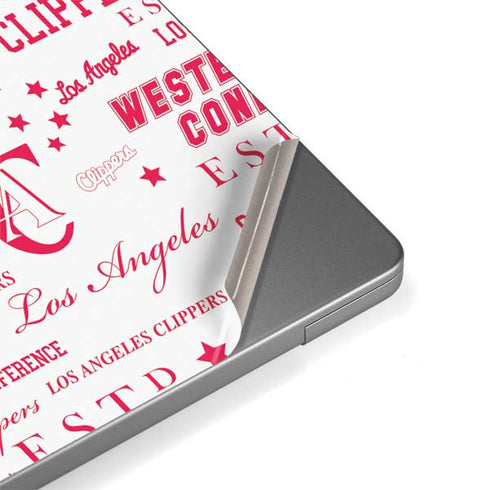 NBA Los Angeles Clippers Blast Logos MacBook Pro 14in (2021-24) Skin