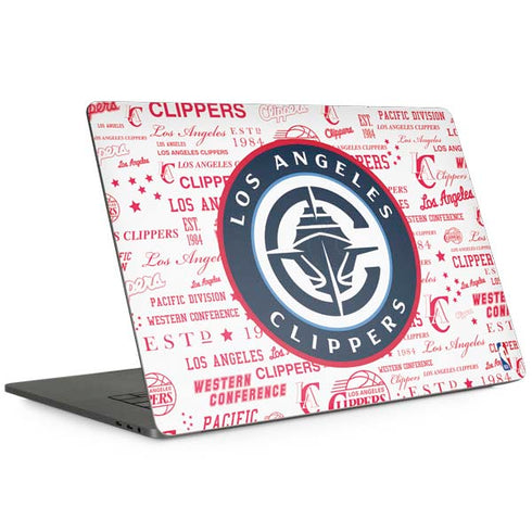 NBA Los Angeles Clippers Blast Logos MacBook Skins