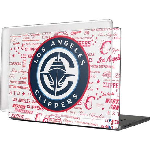 NBA Los Angeles Clippers Blast Logos MacBook Pro 16in (2021-25) Case plus Skin