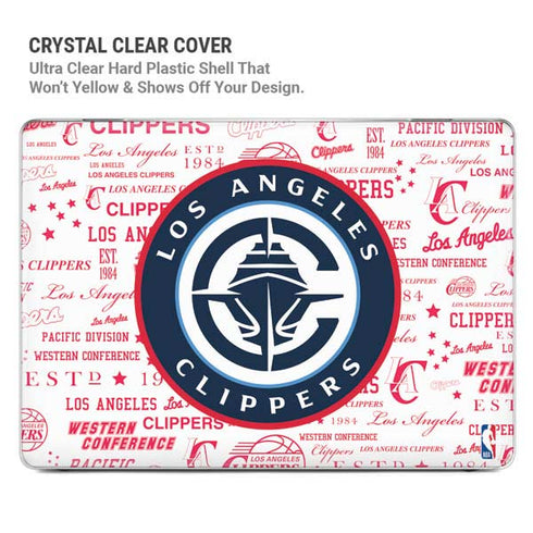 NBA Los Angeles Clippers Blast Logos MacBook Pro 16in (2021-25) Case plus Skin