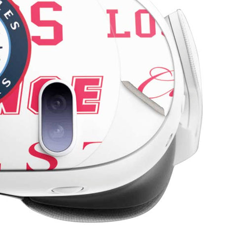 NBA Los Angeles Clippers Blast Logos Meta Quest 3 Skin