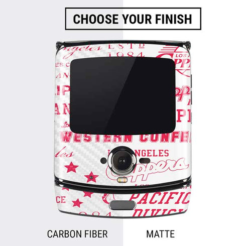 NBA Los Angeles Clippers Blast Logos Motorola RAZR Skin