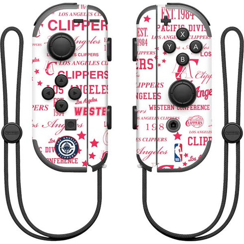 NBA Los Angeles Clippers Blast Logos Nintendo Skins