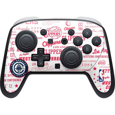 NBA Los Angeles Clippers Blast Logos Nintendo Skins