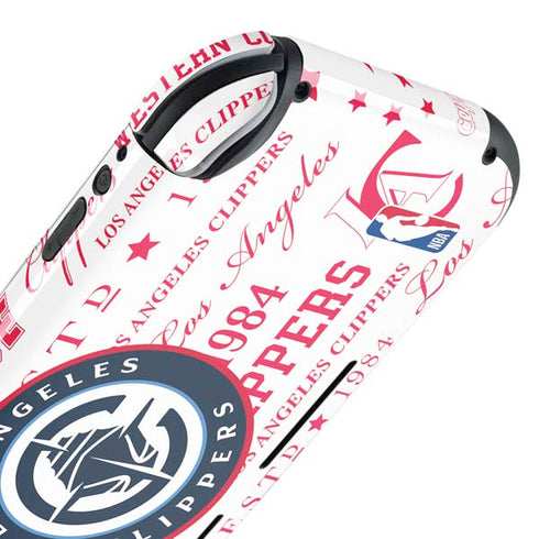 NBA Los Angeles Clippers Blast Logos Nintendo Switch Lite Skin