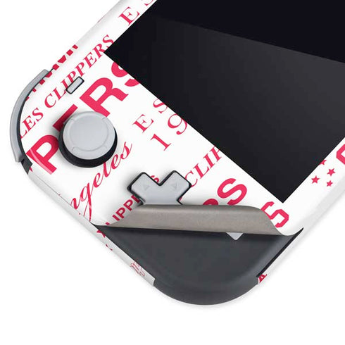 NBA Los Angeles Clippers Blast Logos Nintendo Switch Lite Skin