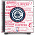 NBA Los Angeles Clippers Blast Logos NZXT H510 Compact ATX Mid-Tower Case Skin