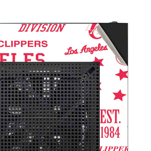 NBA Los Angeles Clippers Blast Logos NZXT H510 Compact ATX Mid-Tower Case Skin