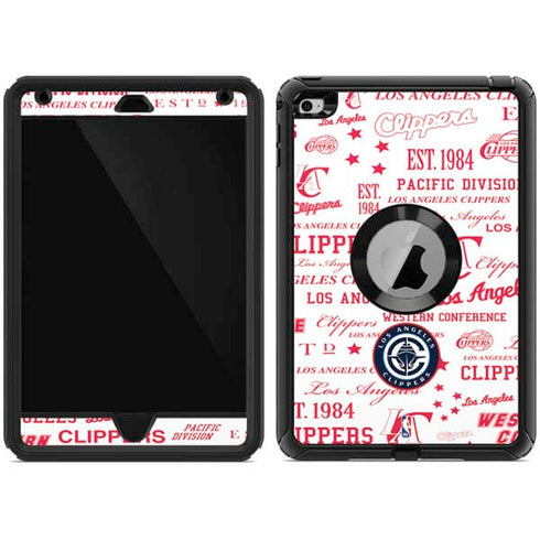 NBA Los Angeles Clippers Blast Logos Otterbox Defender iPad Skin