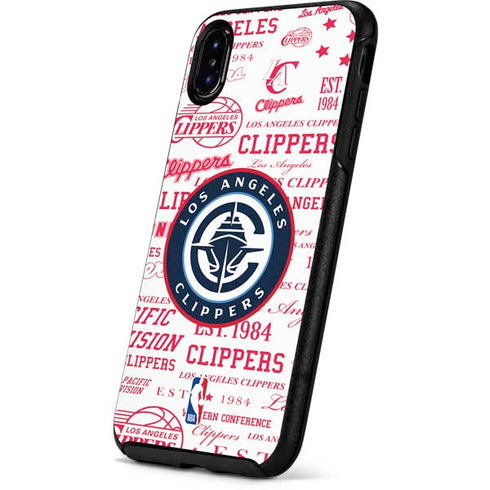 NBA Los Angeles Clippers Blast Logos Otterbox Symmetry iPhone Skin