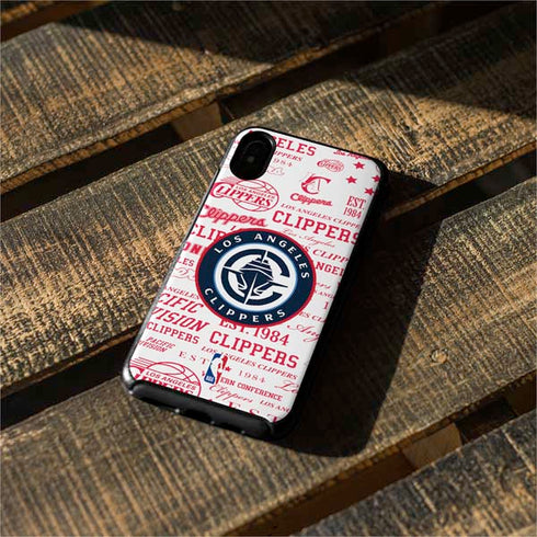 NBA Los Angeles Clippers Blast Logos Otterbox Symmetry iPhone Skin