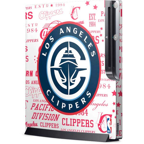 NBA Los Angeles Clippers Blast Logos Playstation 3 & PS3 Slim Skin