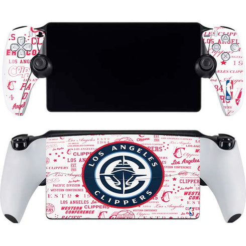 NBA Los Angeles Clippers Blast Logos PlayStation Portal Remote Player Skin