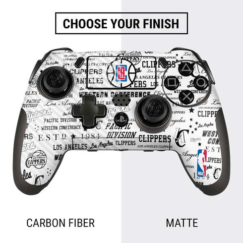NBA Los Angeles Clippers Blast Logos PlayStation Scuf Vantage 2 Controller Skin