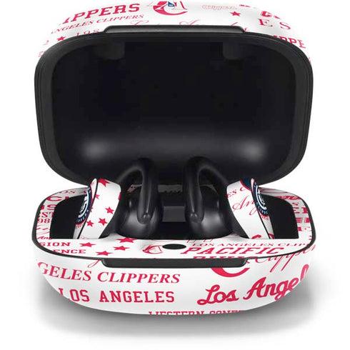 NBA Los Angeles Clippers Blast Logos PowerBeats Pro Skin