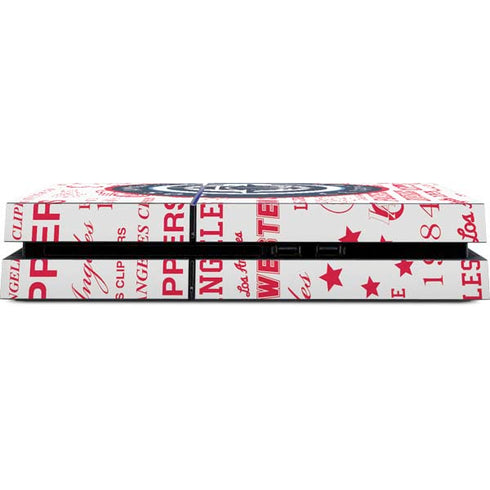 NBA Los Angeles Clippers Blast Logos PS4 Console Skin