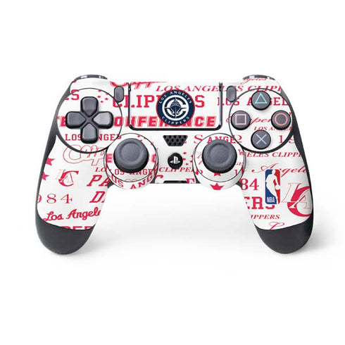 NBA Los Angeles Clippers Blast Logos PS4 Controller Skin