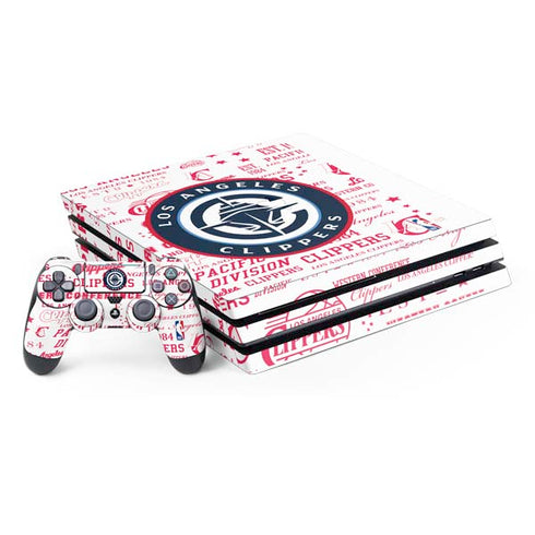 NBA Los Angeles Clippers Blast Logos PlayStation PS4 Skins
