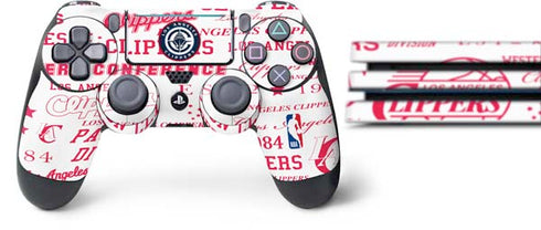 NBA Los Angeles Clippers Blast Logos PS4 Pro Bundle Skin