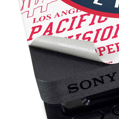 NBA Los Angeles Clippers Blast Logos PS4 Pro Console Skin