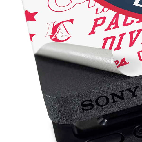 NBA Los Angeles Clippers Blast Logos PS4 Slim Bundle Skin