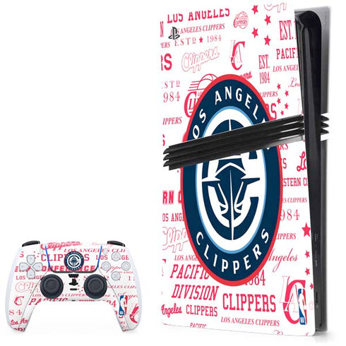 NBA Los Angeles Clippers Blast Logos PlayStation PS5 Skins