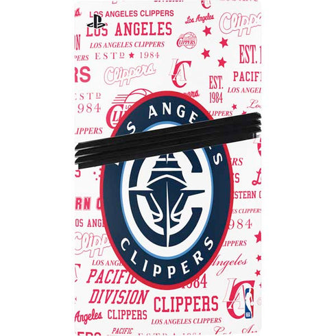 NBA Los Angeles Clippers Blast Logos PS5 Pro Bundle Skin