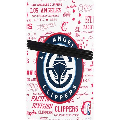 NBA Los Angeles Clippers Blast Logos PS5 Pro Console Skin