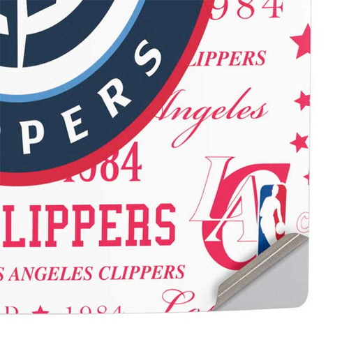 NBA Los Angeles Clippers Blast Logos PS5 Pro Console Skin