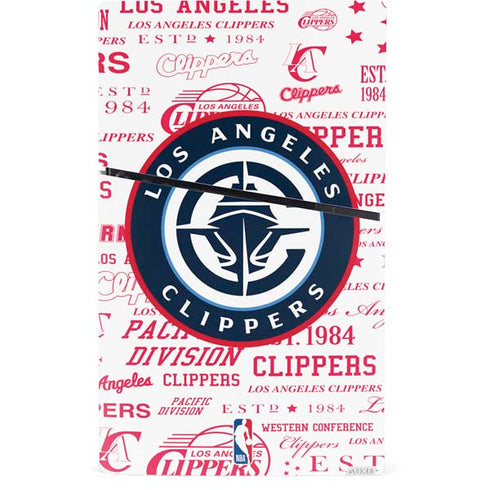 NBA Los Angeles Clippers Blast Logos PS5 Slim Digital Edition Bundle Skin