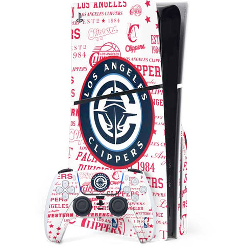 NBA Los Angeles Clippers Blast Logos PlayStation PS5 Skins