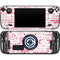 NBA Los Angeles Clippers Blast Logos Steam Deck Handheld Gaming Computer Skin