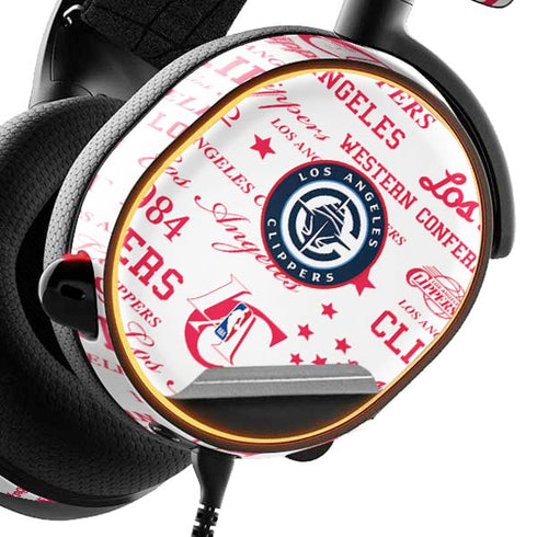 NBA Los Angeles Clippers Blast Logos SteelSeries Arctis 5 Skin