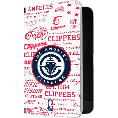 NBA Los Angeles Clippers Blast Logos Surface Duo Skin
