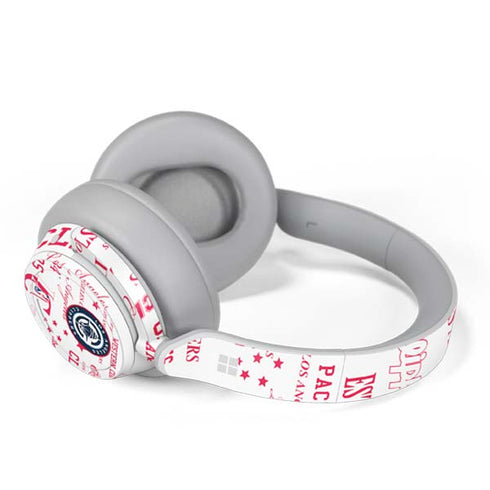 NBA Los Angeles Clippers Blast Logos Surface Headphones Skin