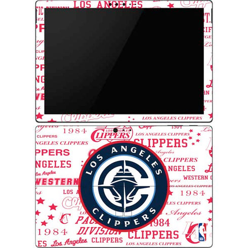 NBA Los Angeles Clippers Blast Logos Surface Pro 6 Skin