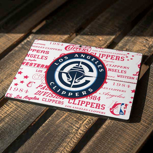NBA Los Angeles Clippers Blast Logos Surface Pro 6 Skin