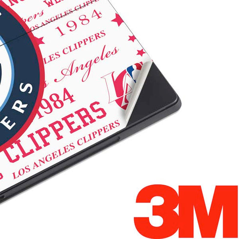 NBA Los Angeles Clippers Blast Logos Surface Pro 7 Skin